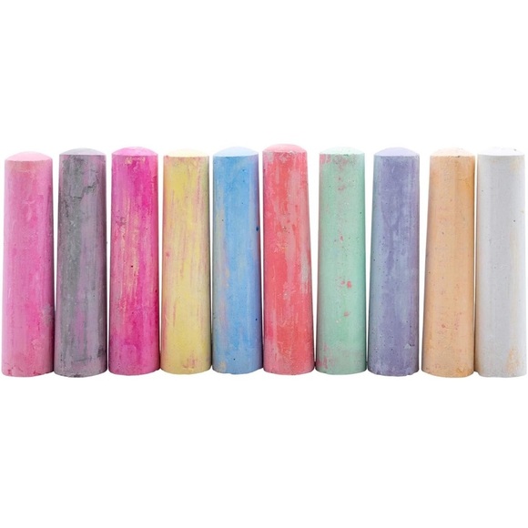 Unicorn Jumbo Sidewalk Chalk Tub 20 Pieces Magic Unicorn Multicolor - Picture 2 of 12